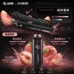 一次性電子煙｜WAGOO-哇酷-×-KIS5-雙倉版-純欲蜜桃口味-800x800
