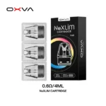 【大蠻牛空倉】OXVA NEXLIM 大蠻牛專用 4ML 頂部注油空煙彈 (3入裝) - 雙網狀線圈防漏可重複注油:圖片 5