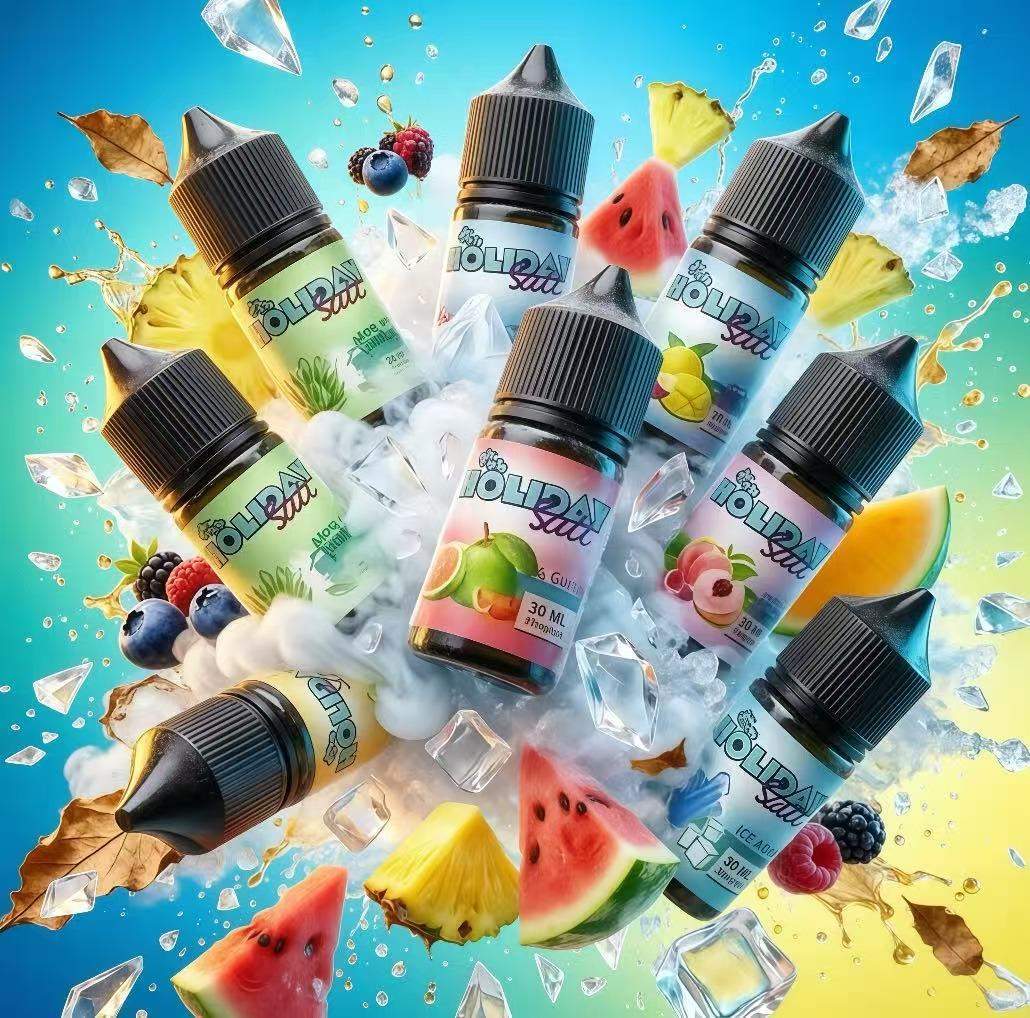假日鹽烟油主图2.jpg HOLIDAY SALT 假日鹽煙油 30ml|高品質小煙油,多元冰感果香體驗,順滑口感,台灣現貨:圖片 1