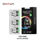 【大蠻牛空倉】OXVA NEXLIM 大蠻牛專用 4ML 頂部注油空煙彈 (3入裝) - 雙網狀線圈防漏可重複注油:圖片 4