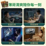 張新發5元薄荷檳榔6g 百年古法工藝 海南青果殼軟多汁 清爽提神:圖片 4
